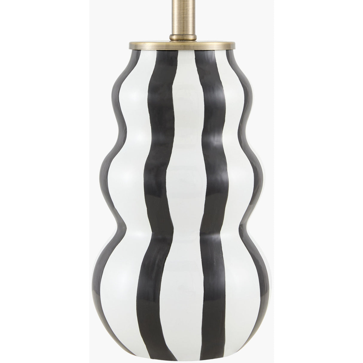 Modern European furniture - Wavy Stripes Ceramic Table Lamps (2) - www.oroa.com | Oroa.com