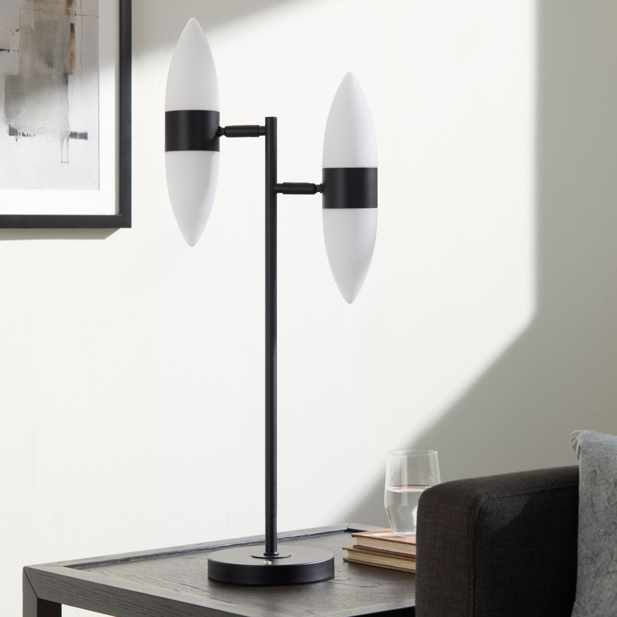 Modern European furniture - Modern Dual Light Table Lamp - www.oroa.com | Oroa.com