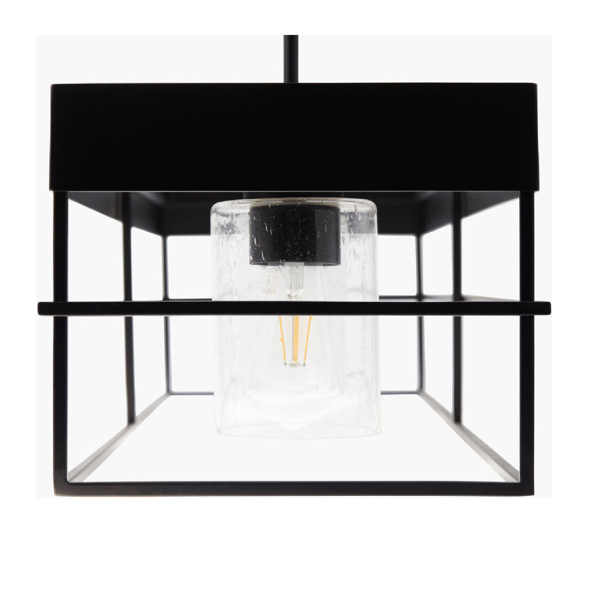 Modern European furniture - Black Framed 4-Light Linear Chandelier - www.oroa.com | Oroa.com