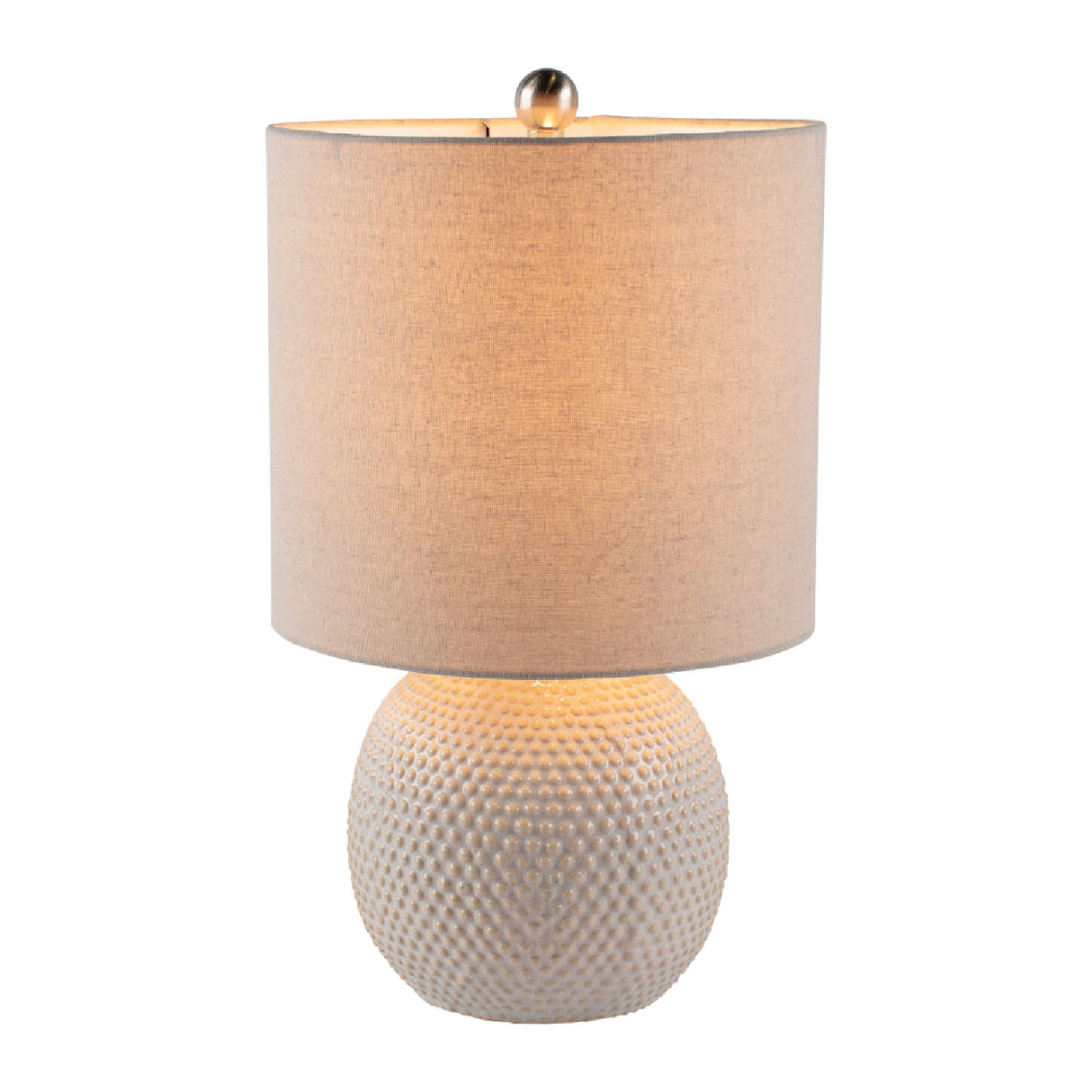 Modern European furniture - Glazed Beige Ceramic Table Lamp - www.oroa.com | Oroa.com