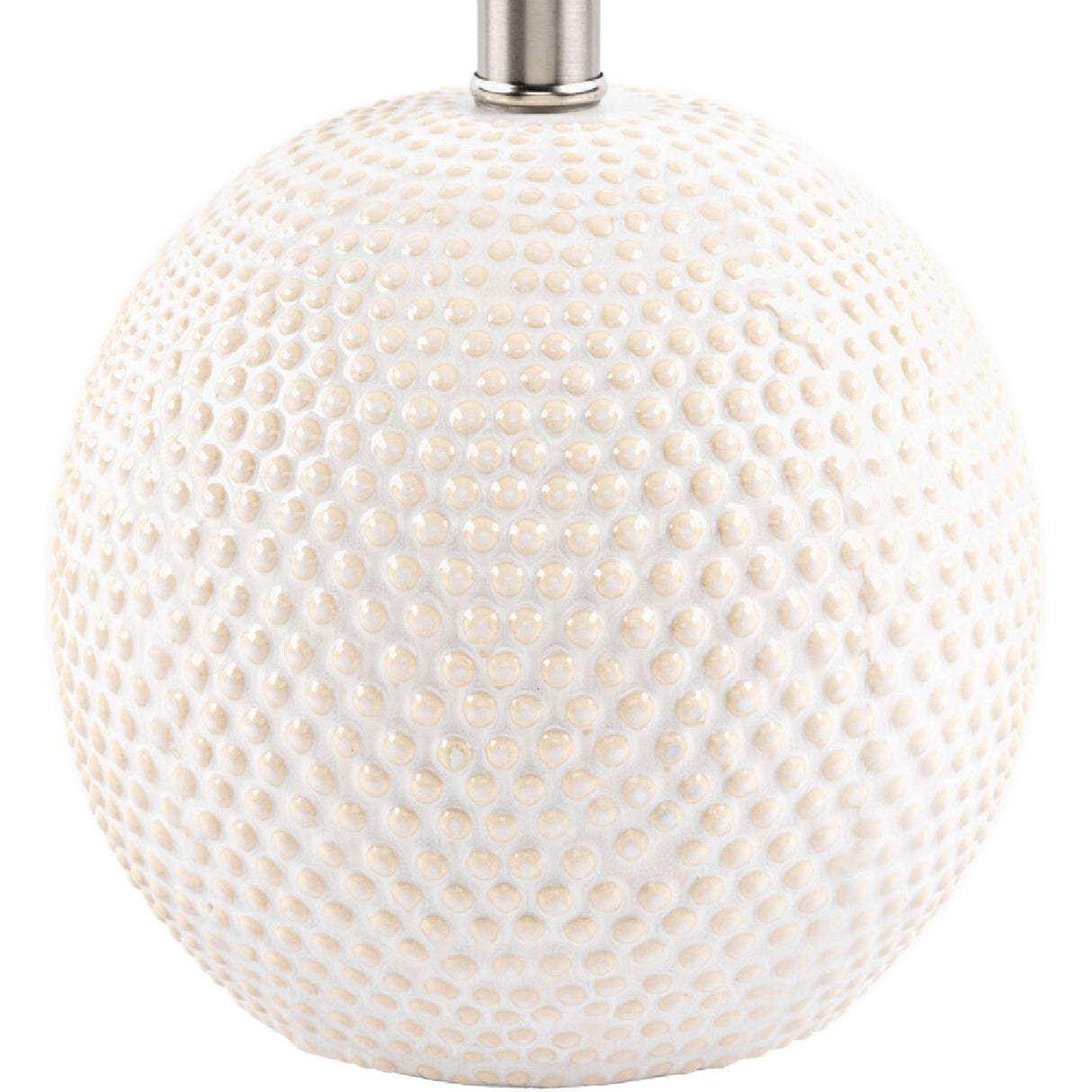 Modern European furniture - Glazed Beige Ceramic Table Lamp - www.oroa.com | Oroa.com