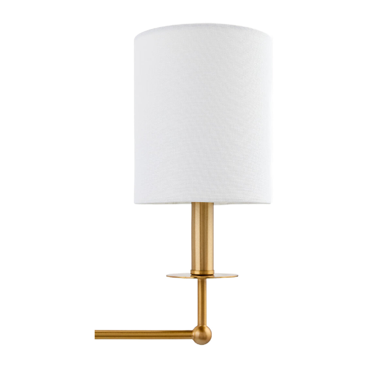 Modern European furniture - White Linen Shades Chandelier - www.oroa.com | Oroa.com