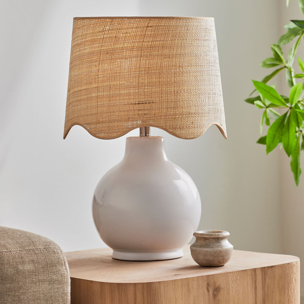 Modern European furniture - Wavy Edge Accent Table Lamp - www.oroa.com | Oroa.com