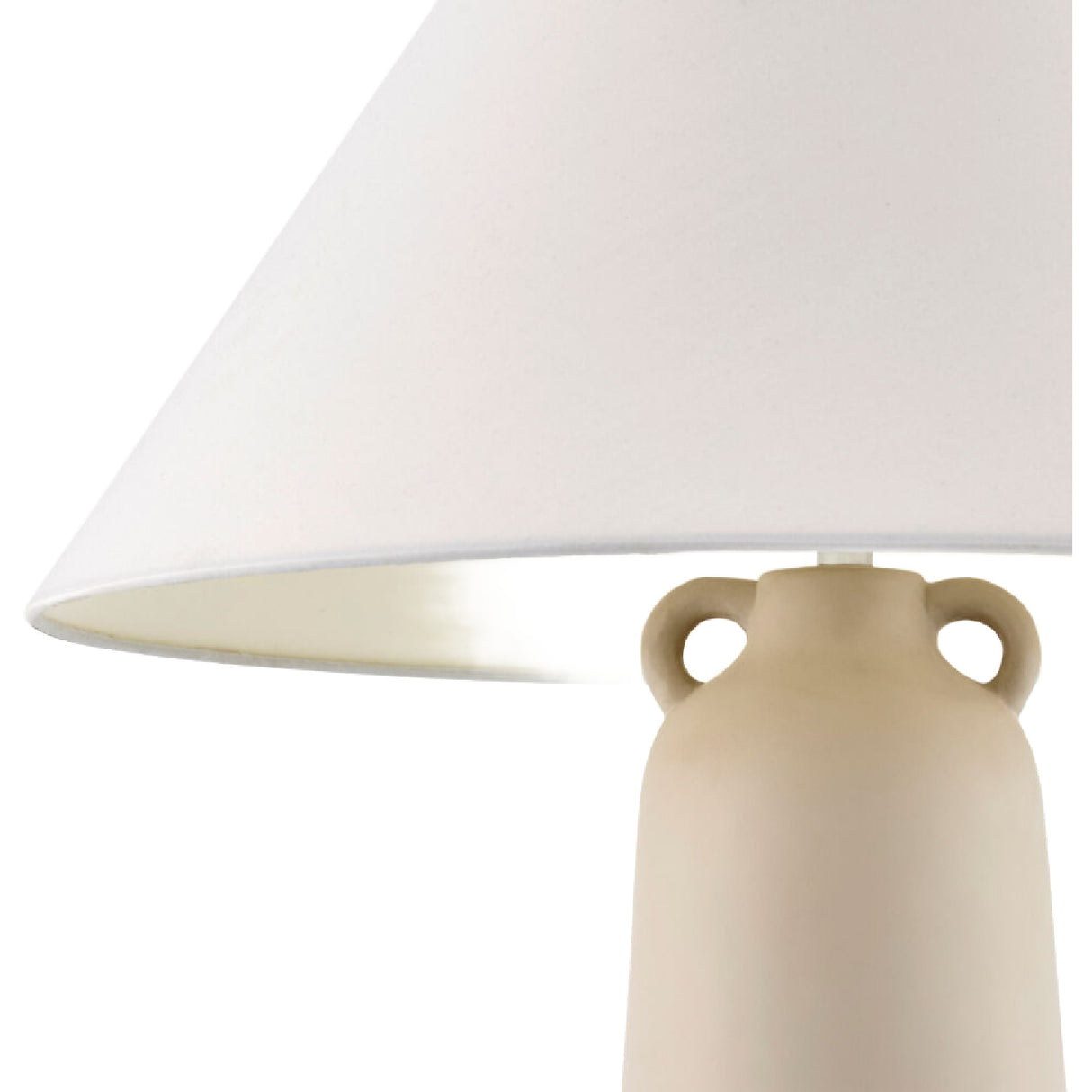Modern European furniture - Hand-Painted Gray Concrete Table Lamp - www.oroa.com | Oroa.com