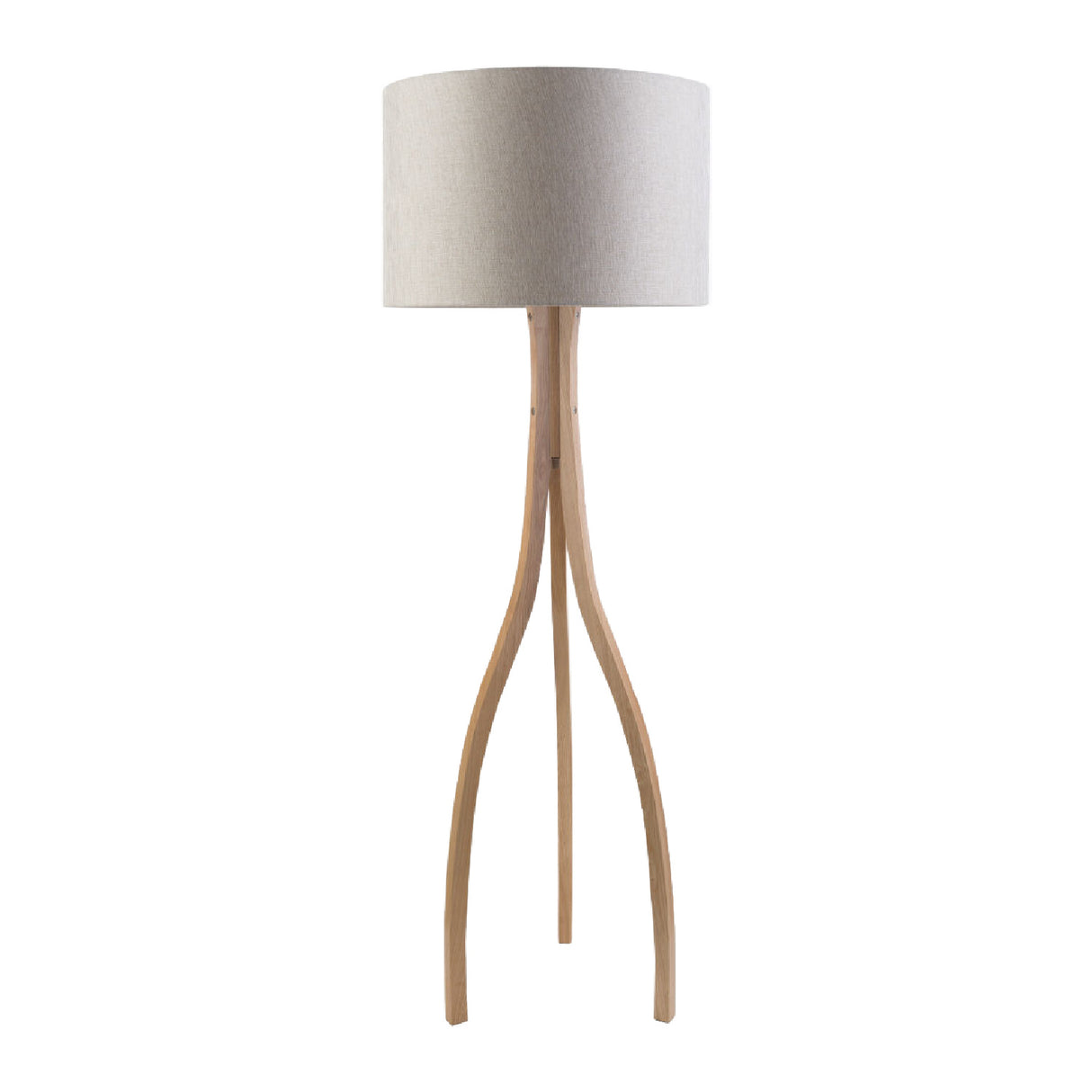 Modern European furniture - Wood Veneer Tripod Floor Lamp - www.oroa.com | Oroa.com