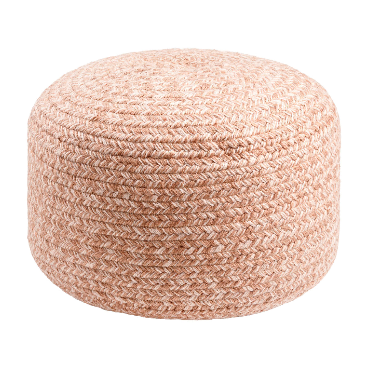 Modern furniture - Round Woven Outdoor Pouf - www.oroa.com | Oroa.com