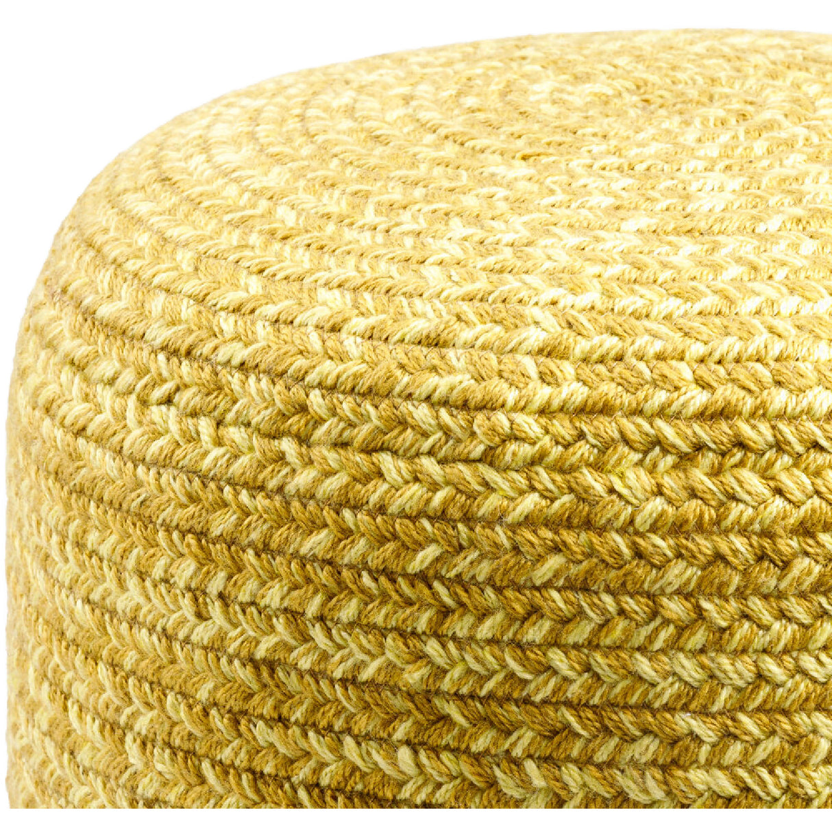 Modern furniture - Round Woven Outdoor Pouf - www.oroa.com | Oroa.com