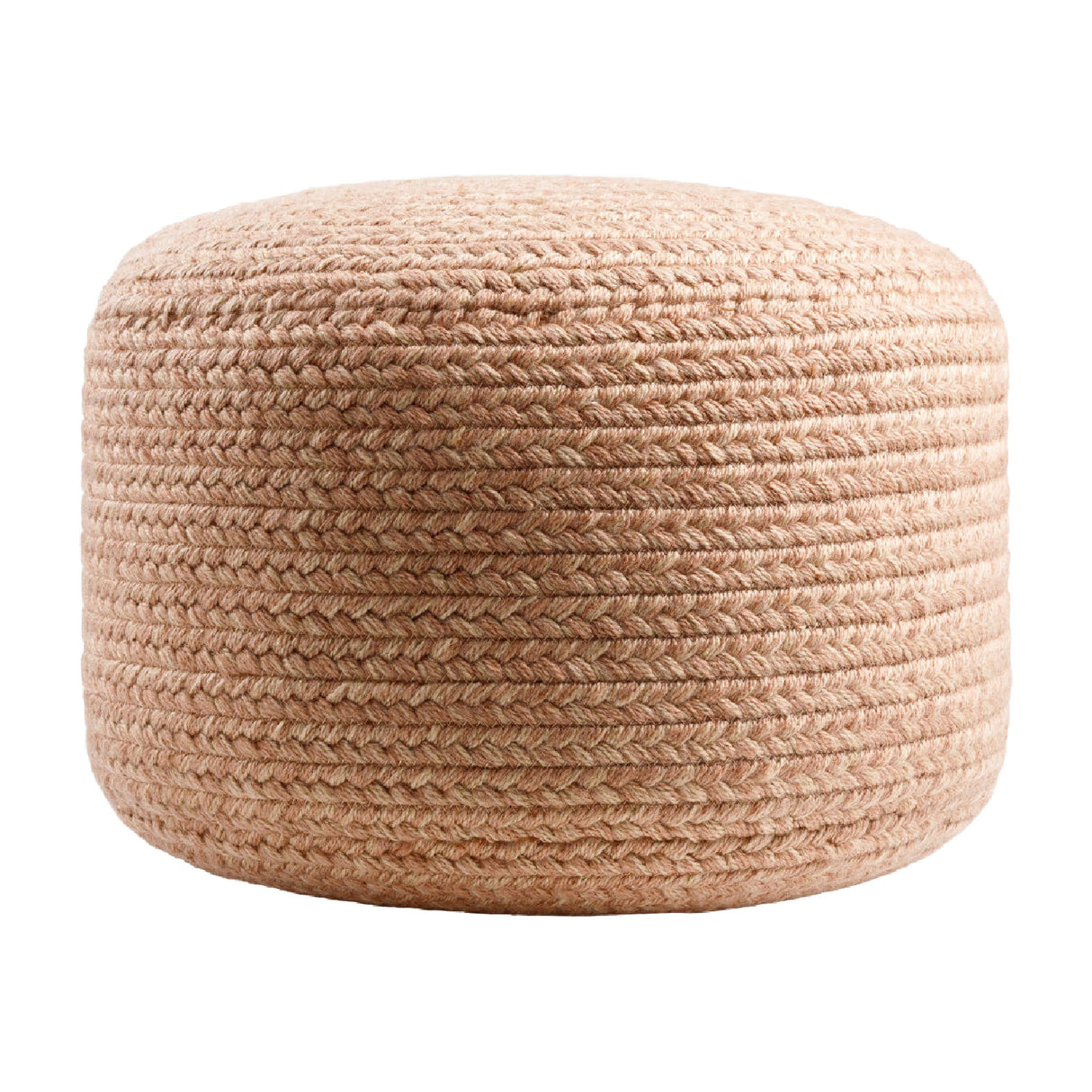 Modern furniture - Round Woven Outdoor Pouf - www.oroa.com | Oroa.com