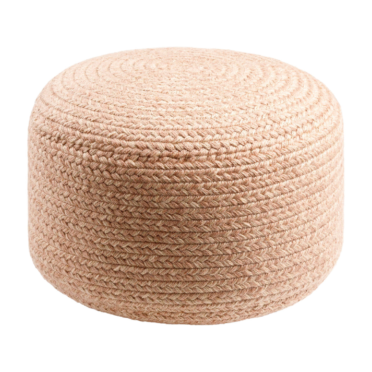 Modern furniture - Round Woven Outdoor Pouf - www.oroa.com | Oroa.com