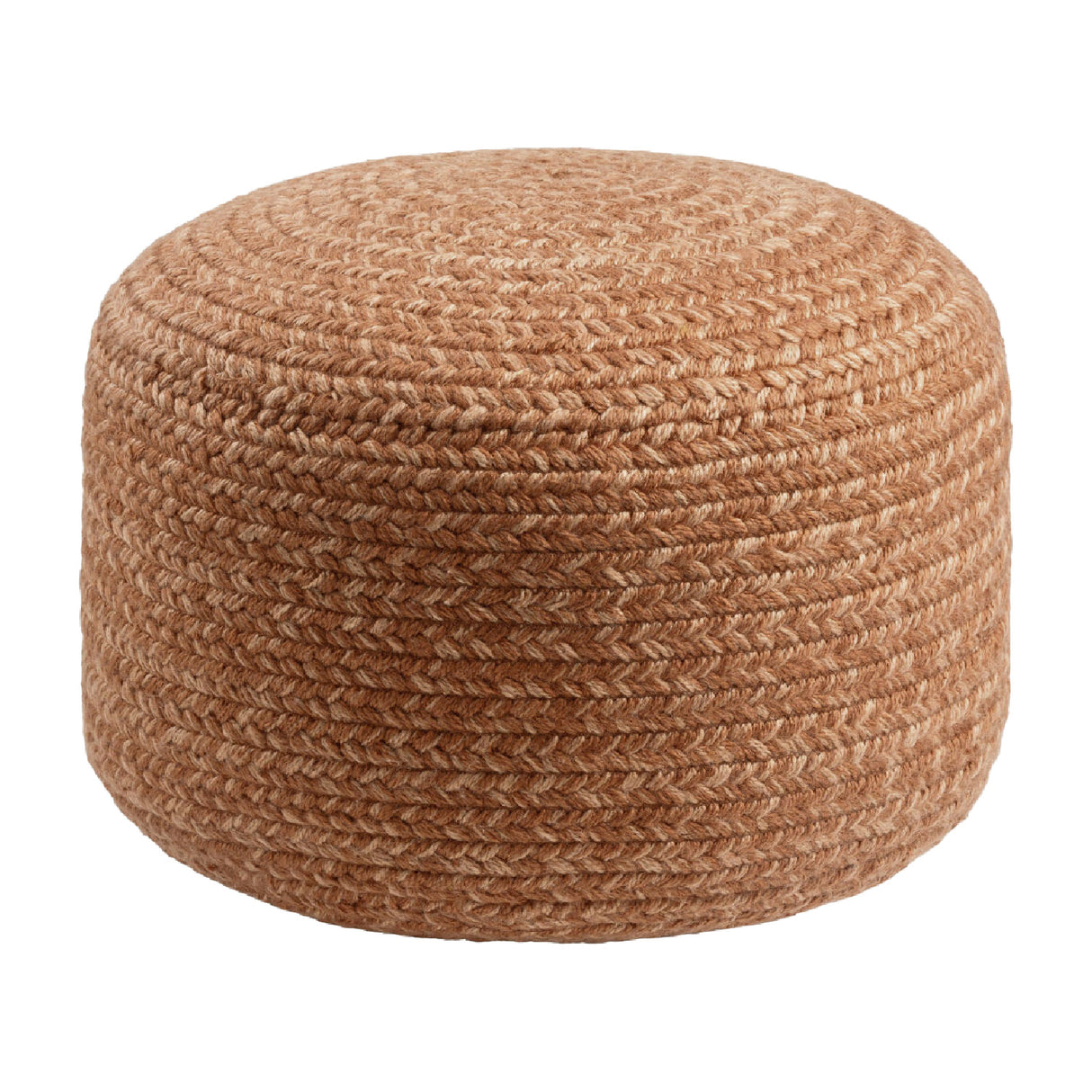 Modern furniture - Round Woven Outdoor Pouf - www.oroa.com | Oroa.com