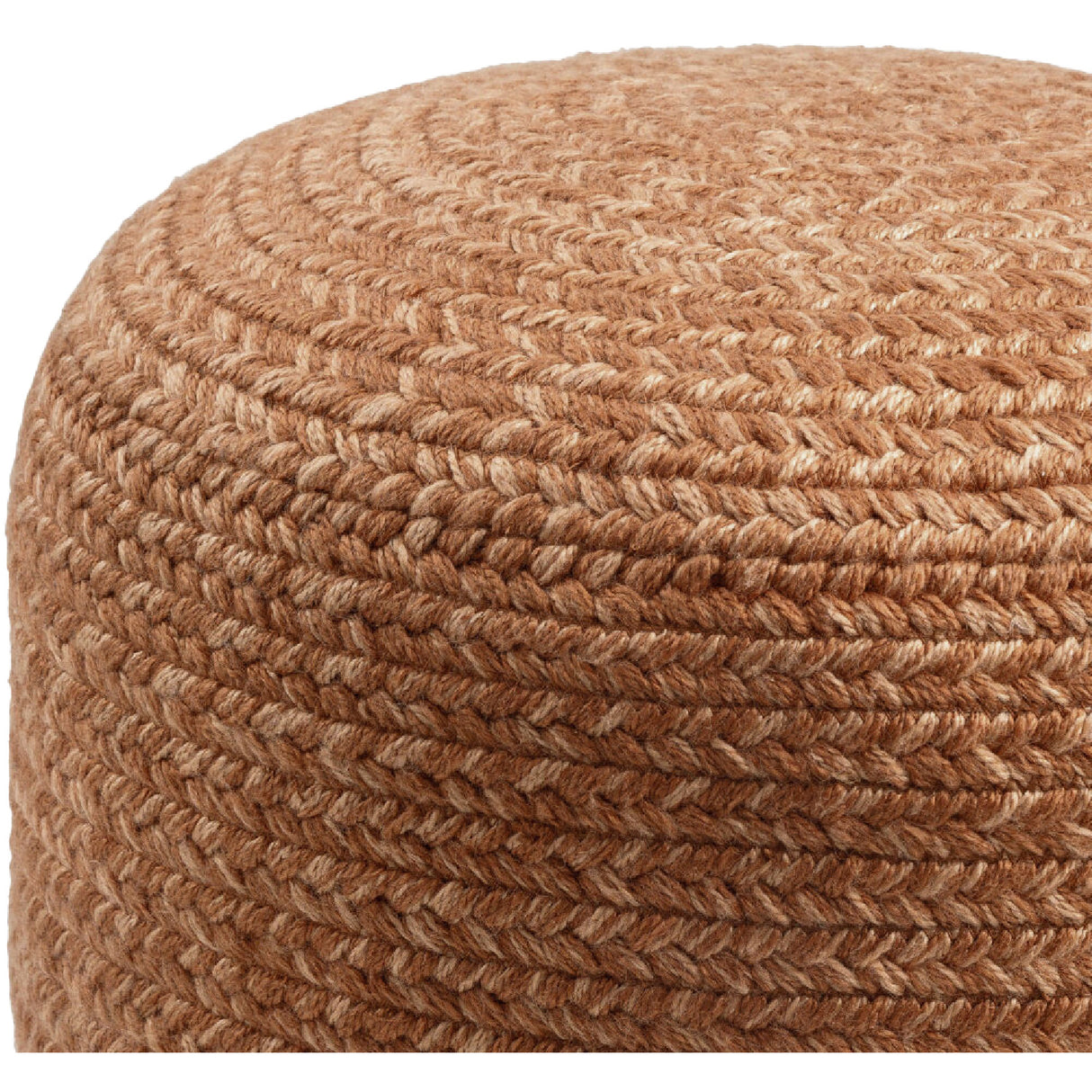 Modern furniture - Round Woven Outdoor Pouf - www.oroa.com | Oroa.com