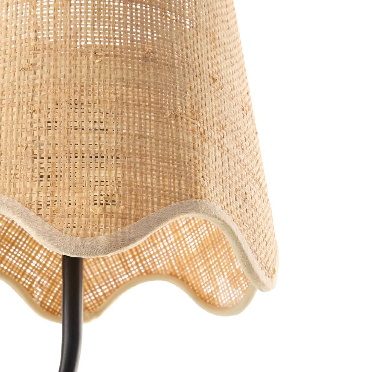 Modern European furniture - Scalloped Rattan Wall Lamp - www.oroa.com | Oroa.com