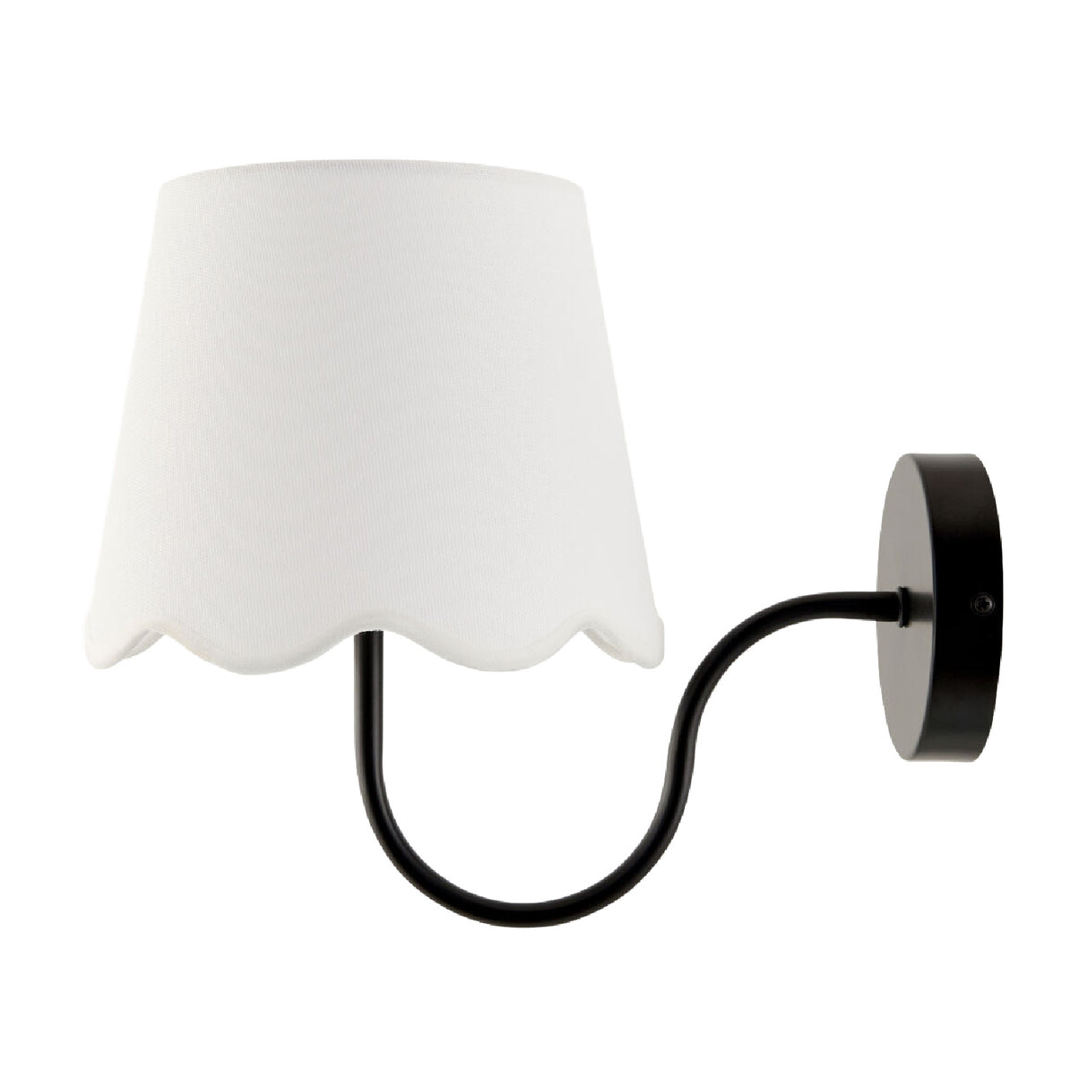 Modern European furniture - Scalloped Linen Wall Lamp - www.oroa.com | Oroa.com