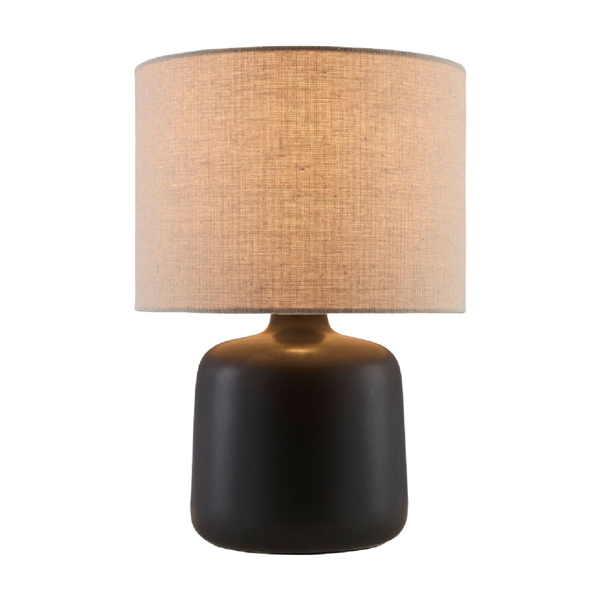 Modern European furniture - Beige Linen Ceramic Table Lamp S - www.oroa.com | Oroa.com