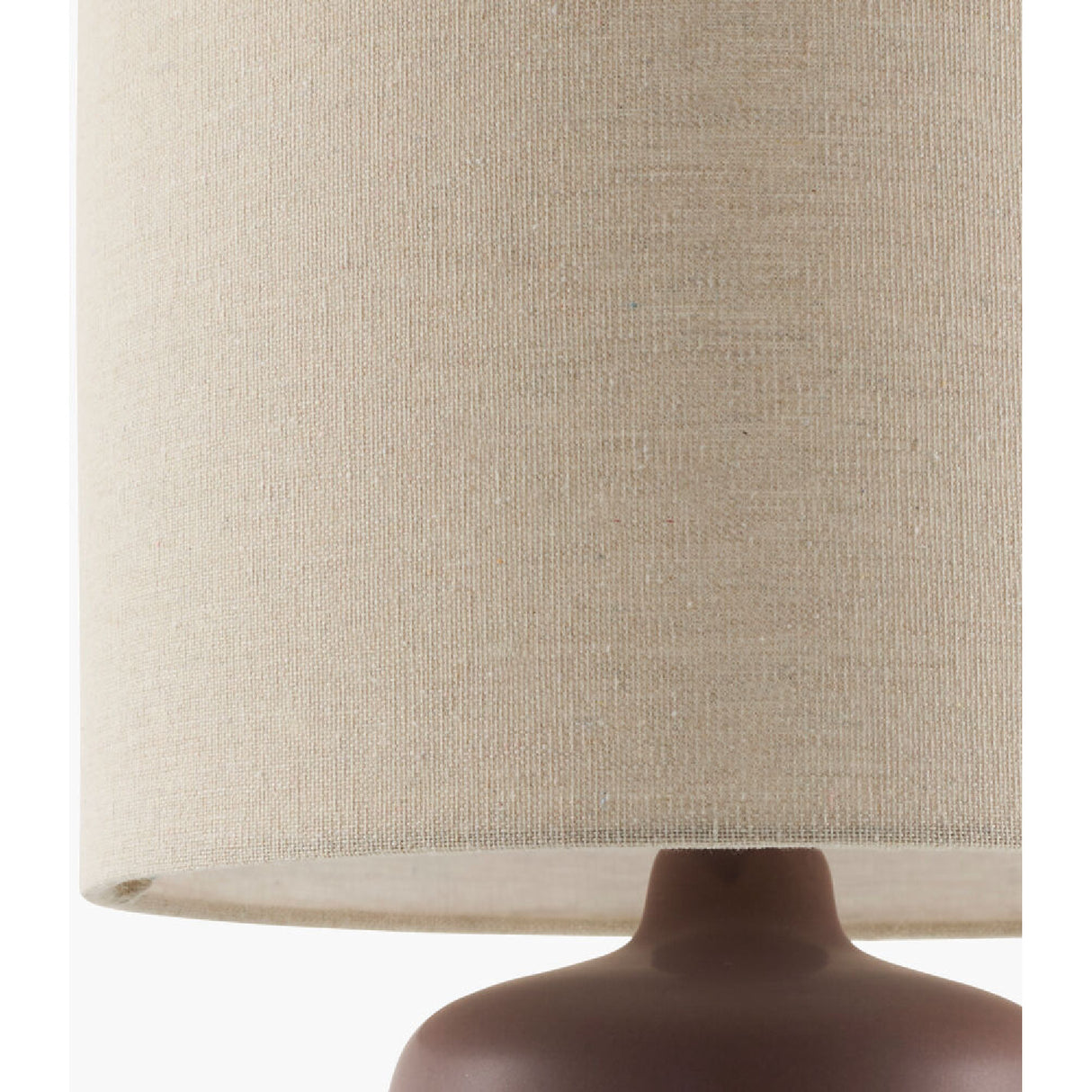 Modern European furniture - Beige Linen Ceramic Table Lamp L - www.oroa.com | Oroa.com