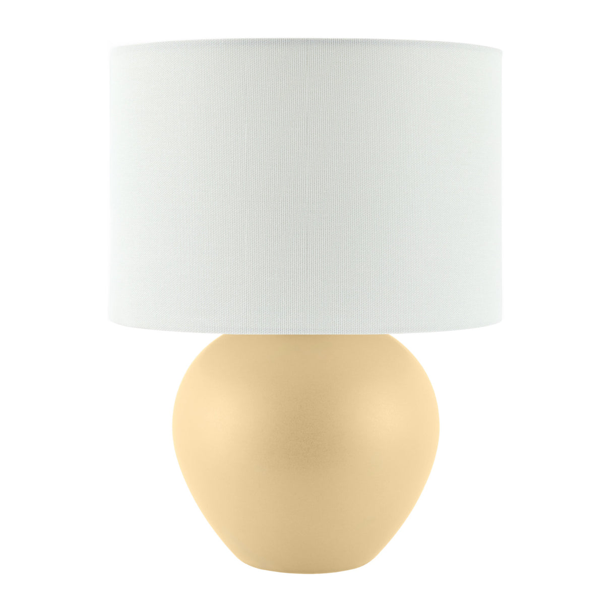 Modern European furniture - White Linen Ceramic Table Lamp - www.oroa.com | Oroa.com