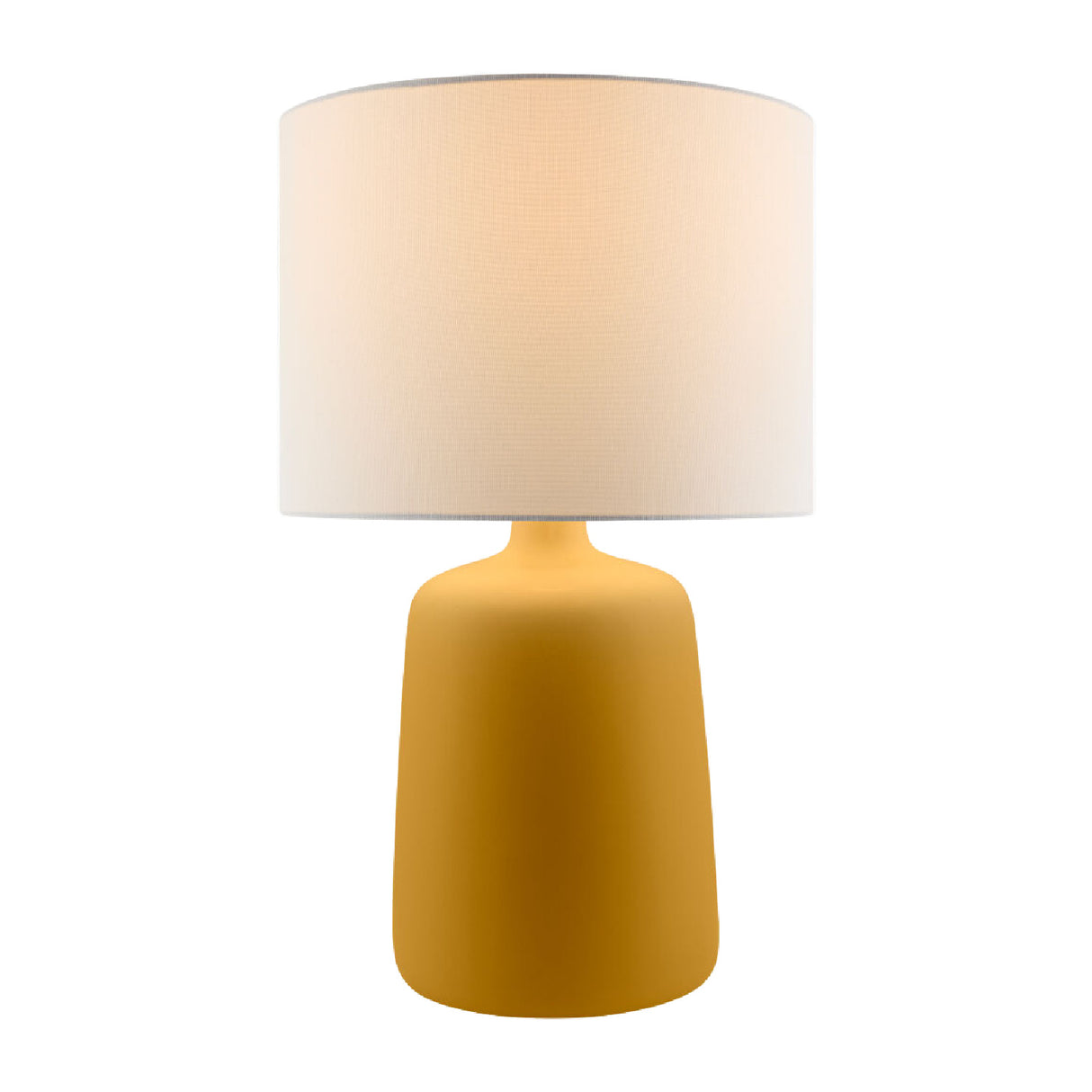 Modern European furniture - Ceramic White Linen Table Lamp - www.oroa.com | Oroa.com