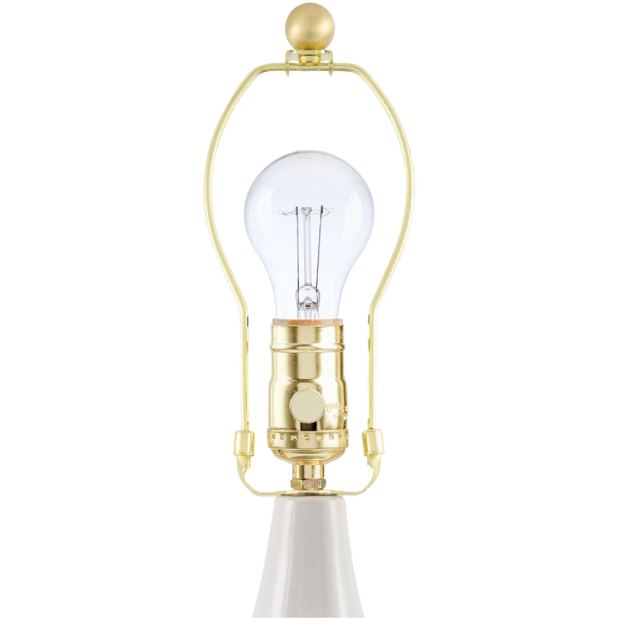 Modern European furniture - Glazed Cream Ceramic Table Lamp - www.oroa.com | Oroa.com