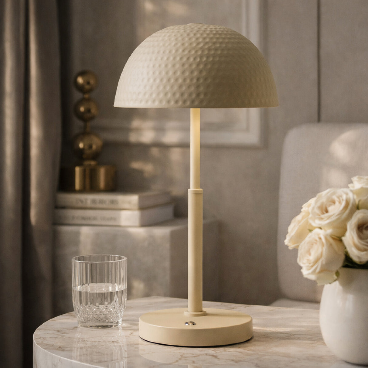 Modern European furniture - Metal Dome Accent Table Lamp - www.oroa.com | Oroa.com