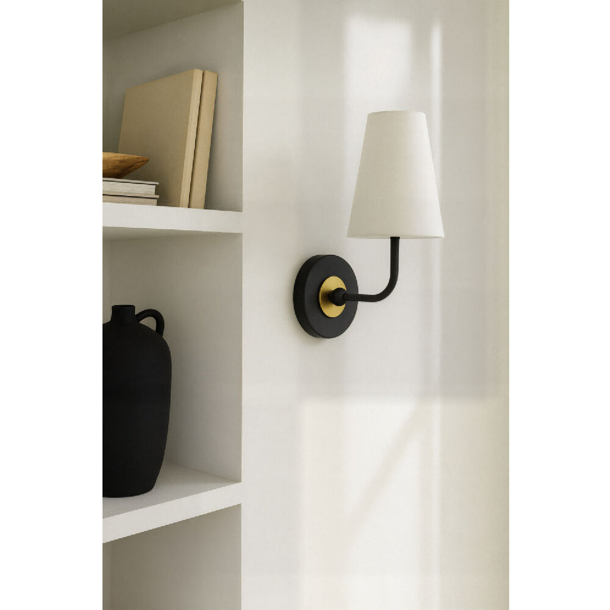 Modern European furniture - Elongated White Shade Wall Lamp - www.oroa.com | Oroa.com