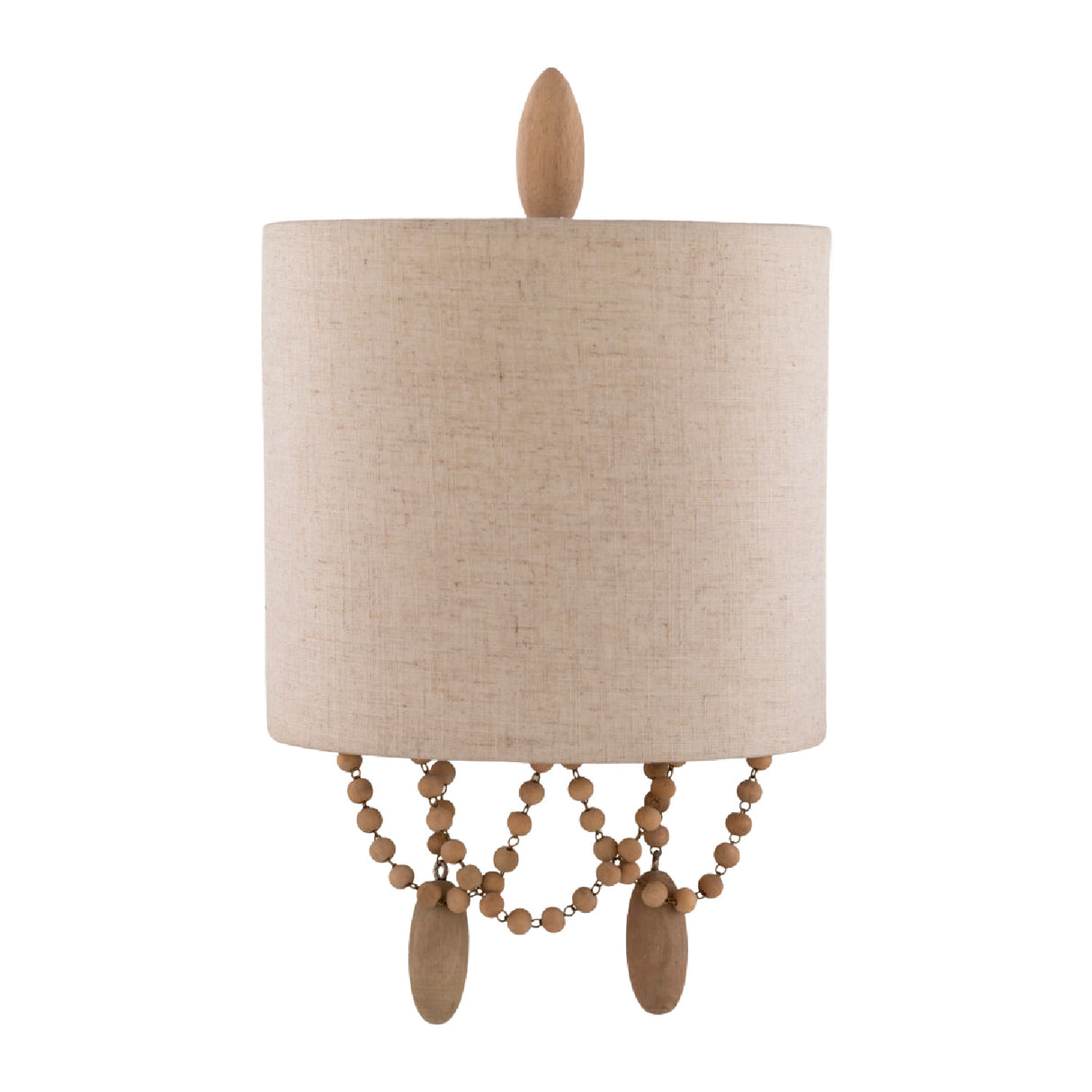 Modern European furniture - Beige Linen Beaded Wall Lamp - www.oroa.com | Oroa.com