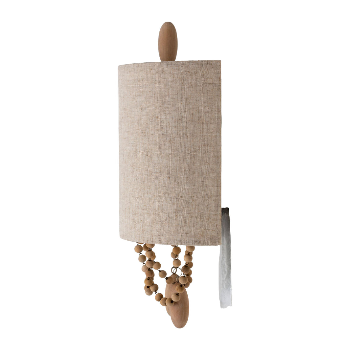 Modern European furniture - Beige Linen Beaded Wall Lamp - www.oroa.com | Oroa.com