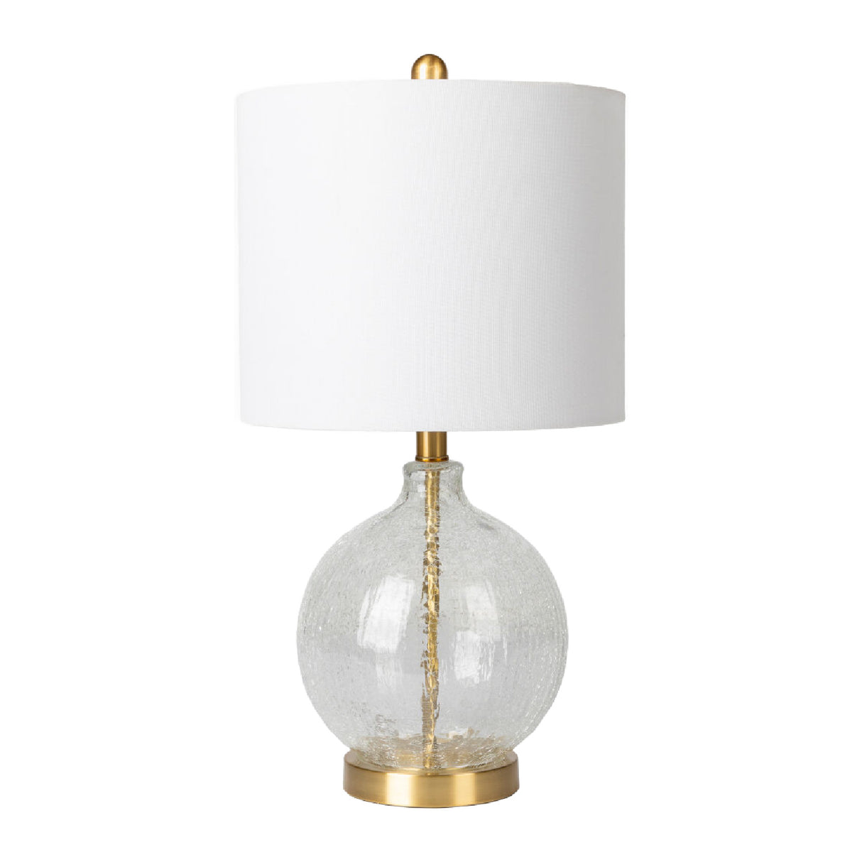 Modern European furniture - Crackle Clear Glass Table Lamp - www.oroa.com | Oroa.com