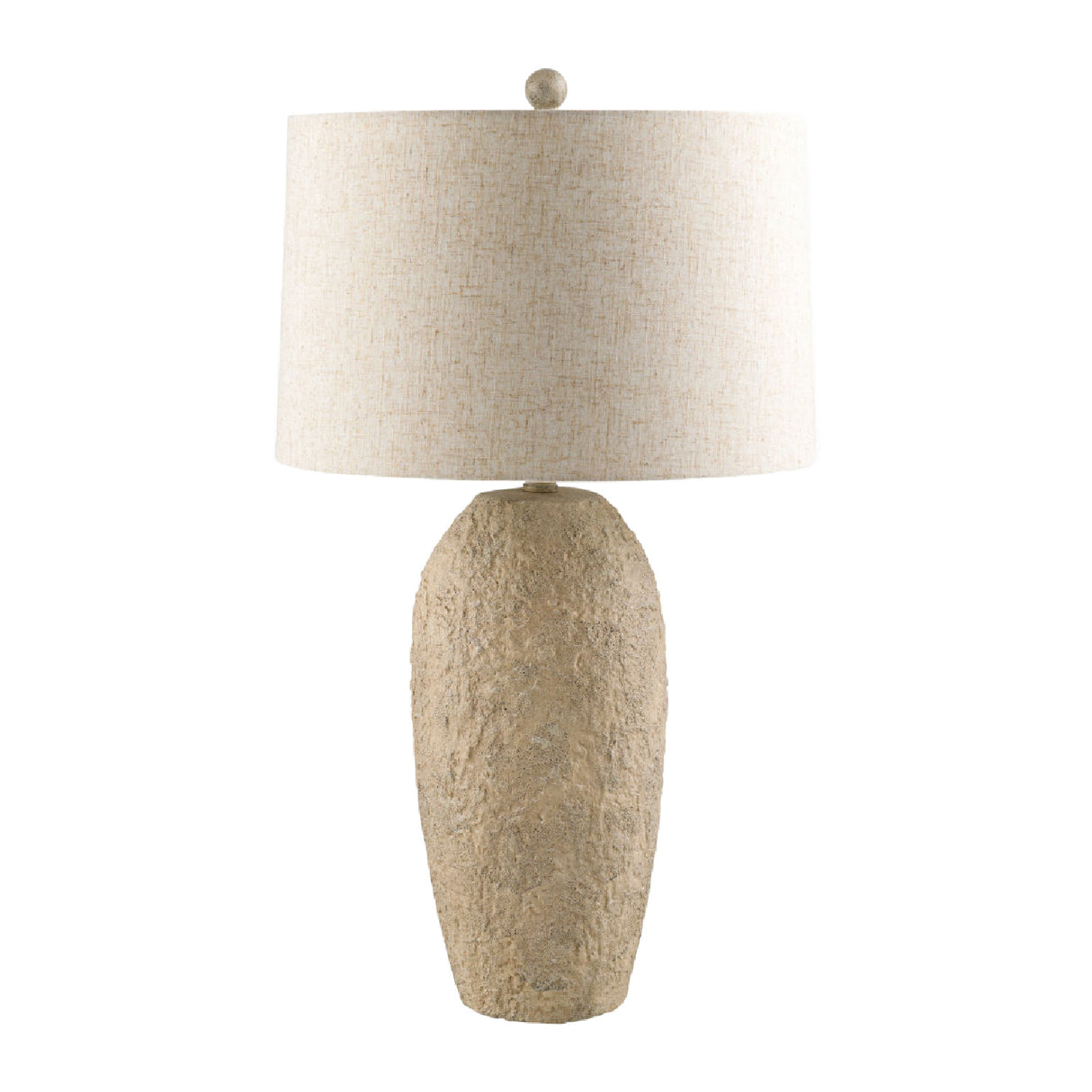 Modern European furniture - White Textured Ceramic Table Lamp - www.oroa.com | Oroa.com