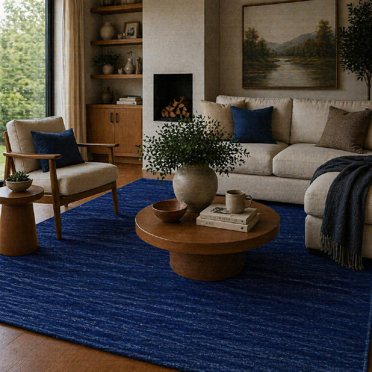 Modern European furniture - Hand-Knotted Wool Fringed Carpet - www.oroa.com | Oroa.com