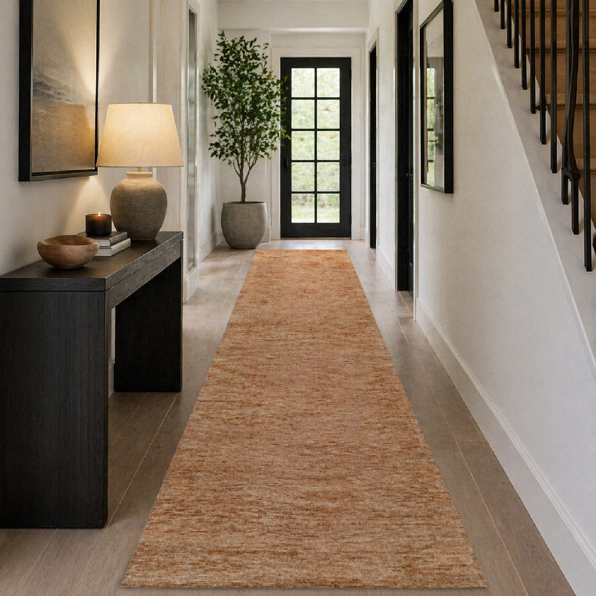 Modern European furniture - Hand-Knotted Wool Table Runner - www.oroa.com | Oroa.com