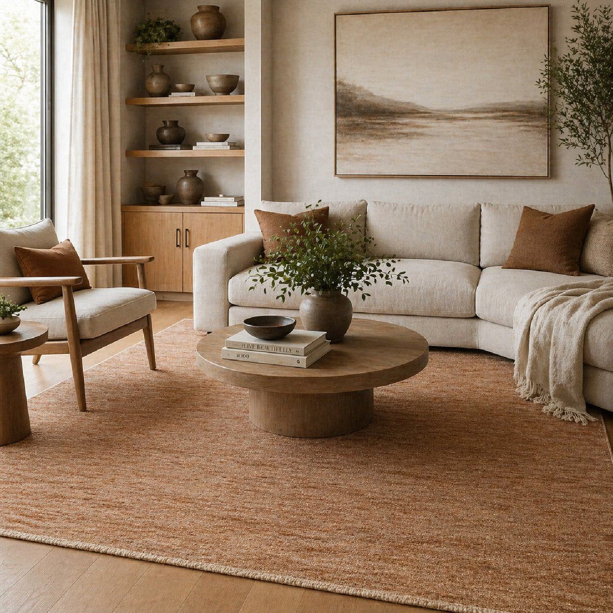Modern European furniture - Hand-Knotted Wool Fringed Carpet - www.oroa.com | Oroa.com