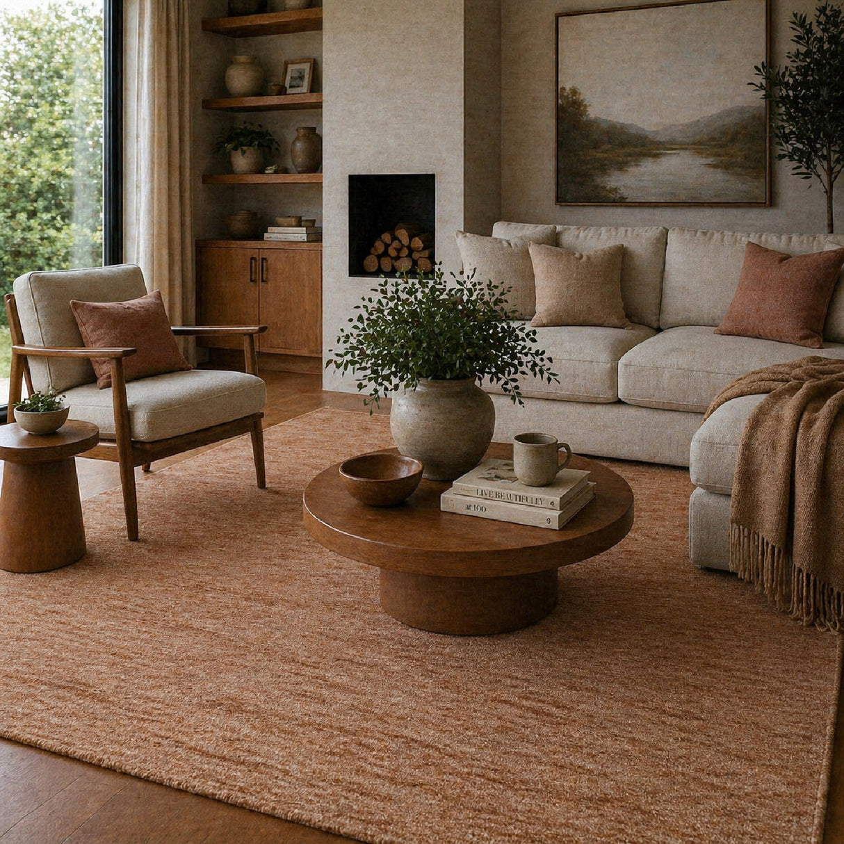 Modern European furniture - Hand-Knotted Wool Fringed Carpet - www.oroa.com | Oroa.com