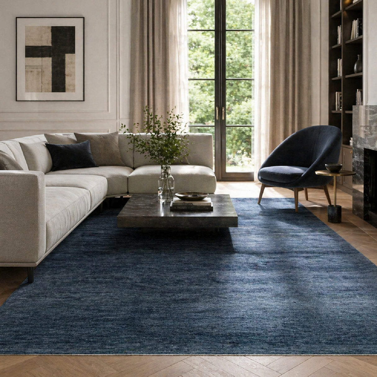 Modern European furniture - Hand-Knotted Wool Fringed Carpet - www.oroa.com | Oroa.com