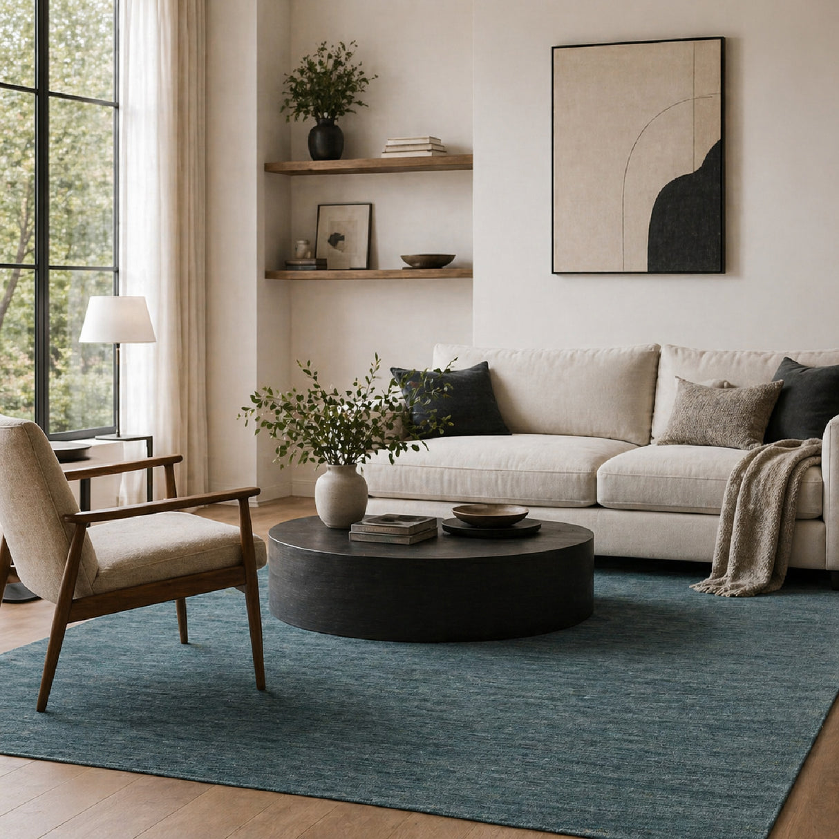 Modern European furniture - Hand-Knotted Wool Fringed Carpet - www.oroa.com | Oroa.com