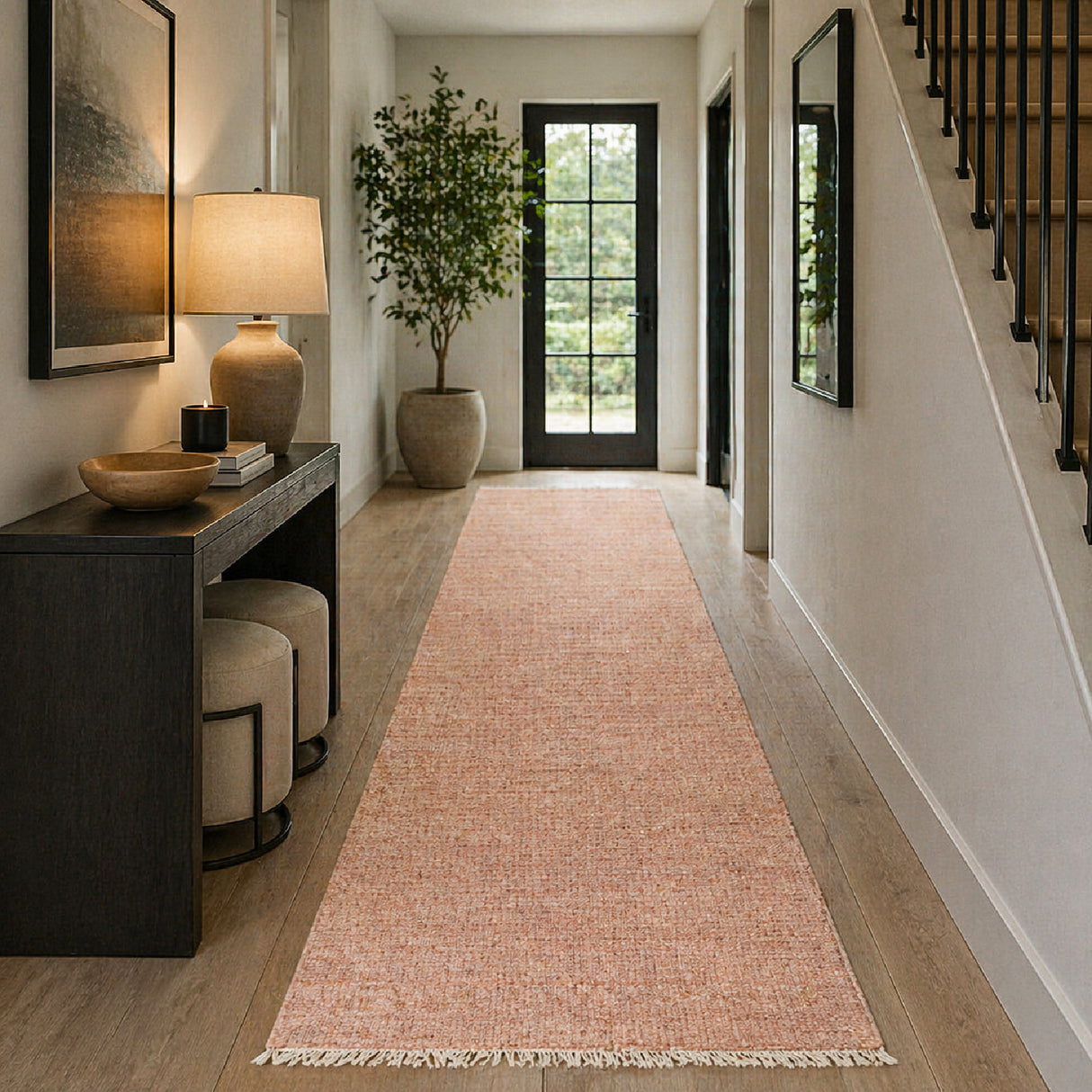 Modern European furniture - Hand-Knotted Wool Table Runner - www.oroa.com | Oroa.com