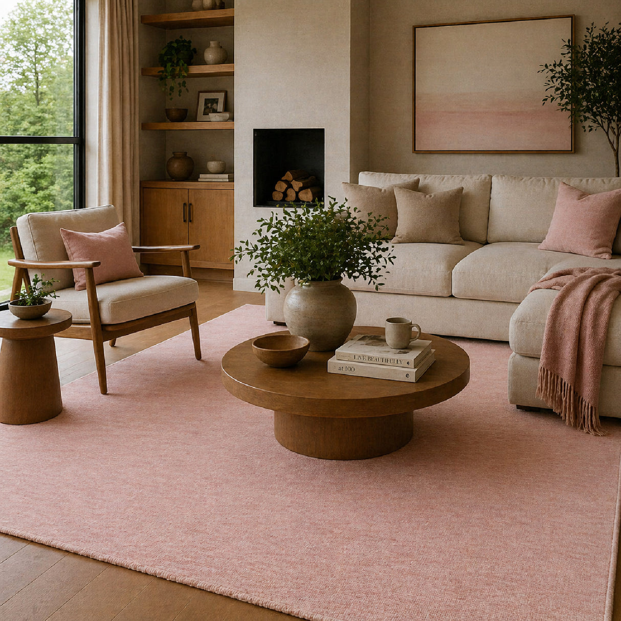 Modern European furniture - Hand-Knotted Wool Fringed Carpet - www.oroa.com | Oroa.com