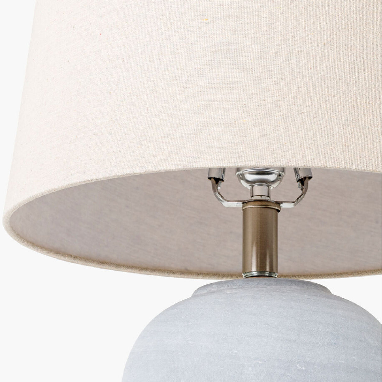 Modern European furniture - Antiqued Gray Ceramic Table Lamp - www.oroa.com | Oroa.com