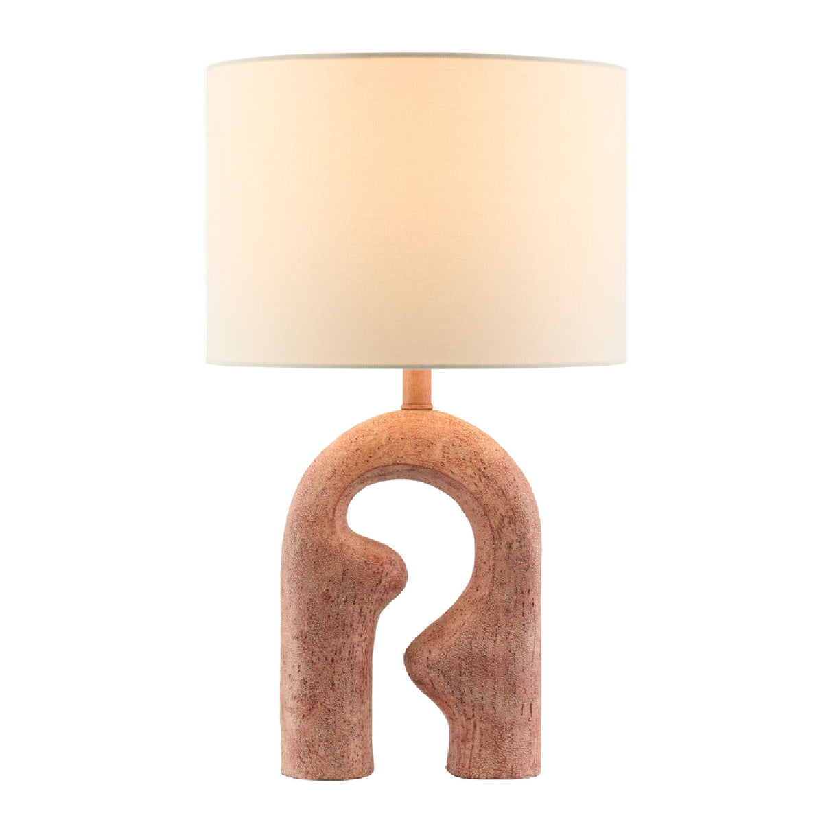 Modern European furniture - Wavy Carved Base Table Lamp - www.oroa.com | Oroa.com
