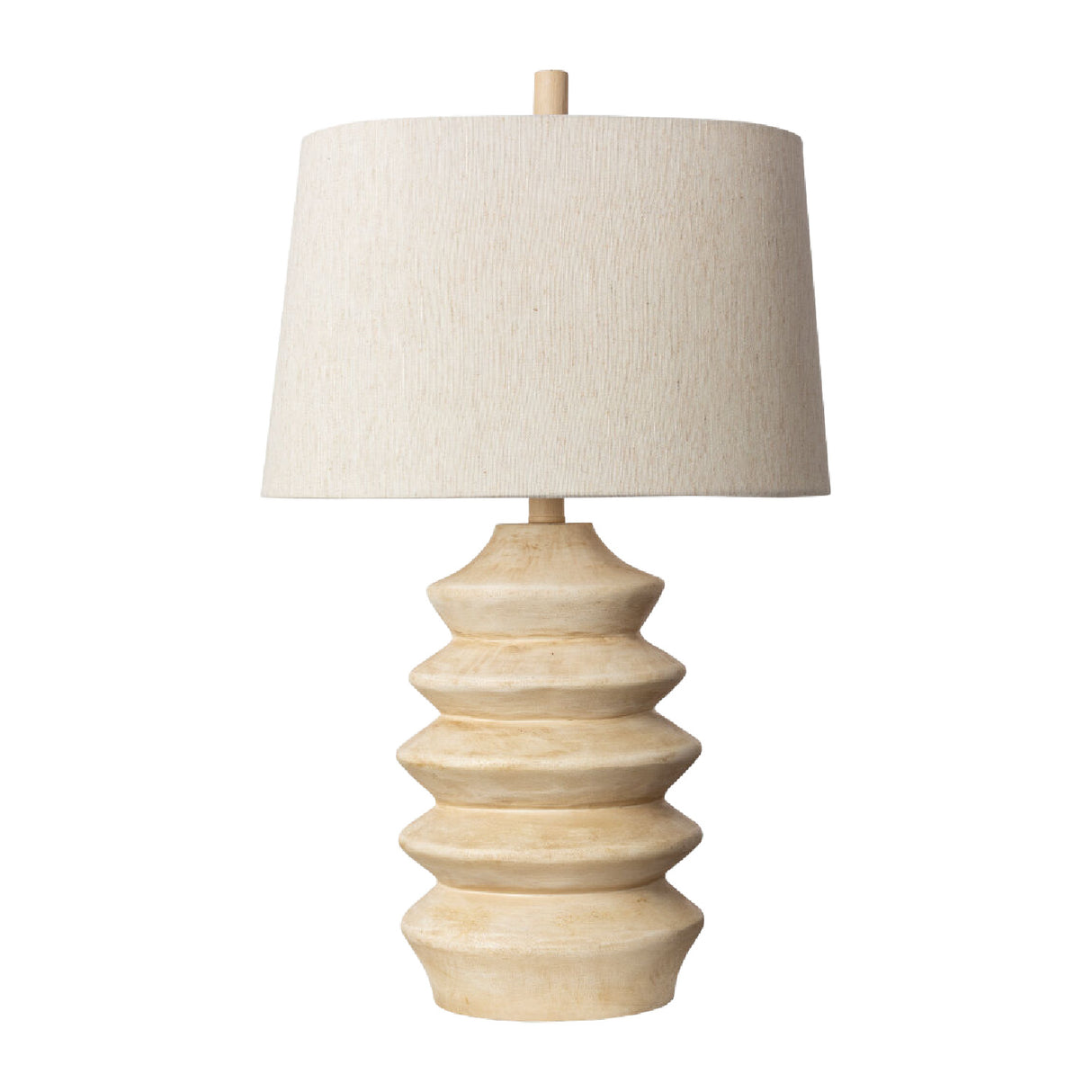 Modern European furniture - Painted Cream Accent Table Lamp - www.oroa.com | Oroa.com