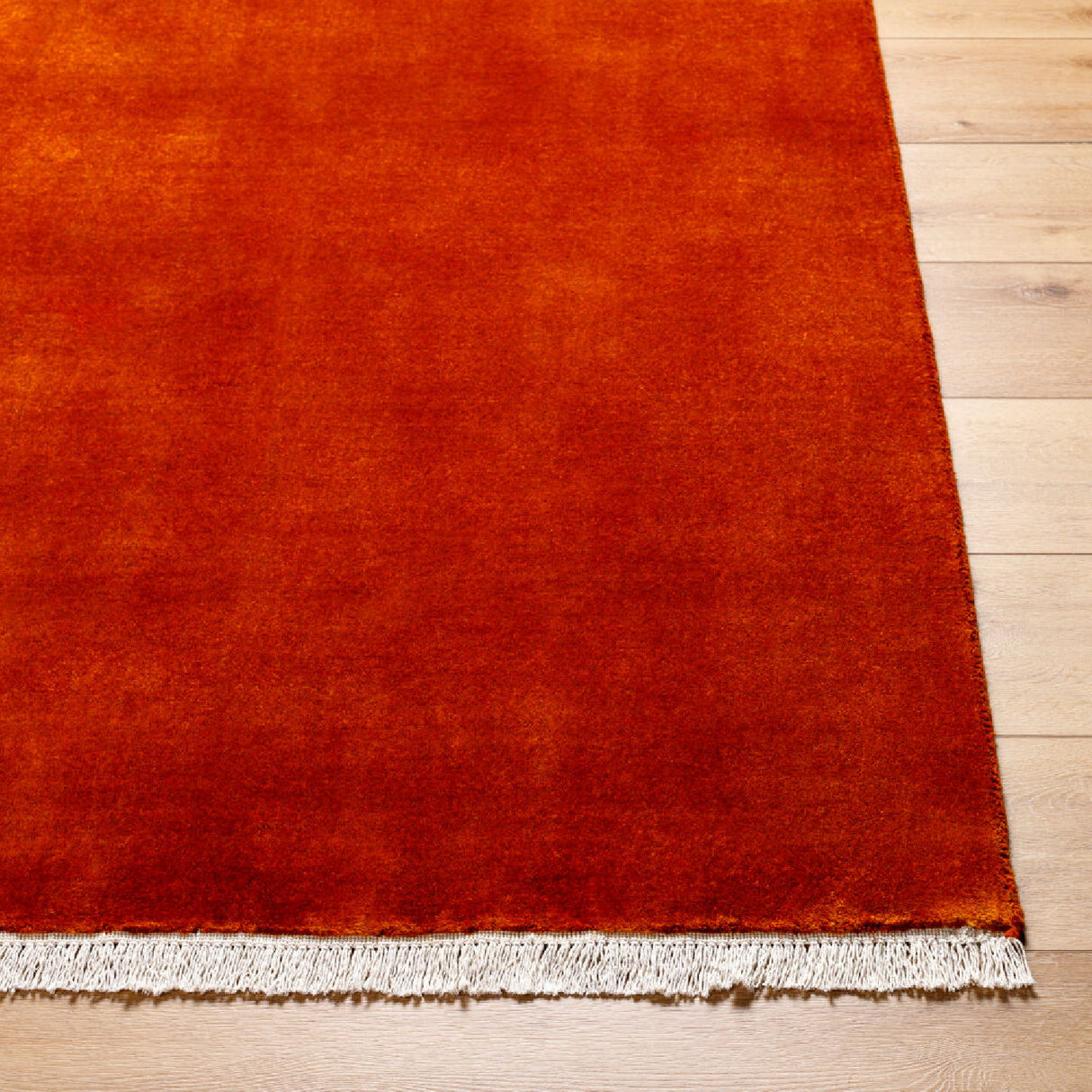 Modern European furniture - Hand-Loomed Wool Fringe Square Carpet - www.oroa.com | Oroa.com