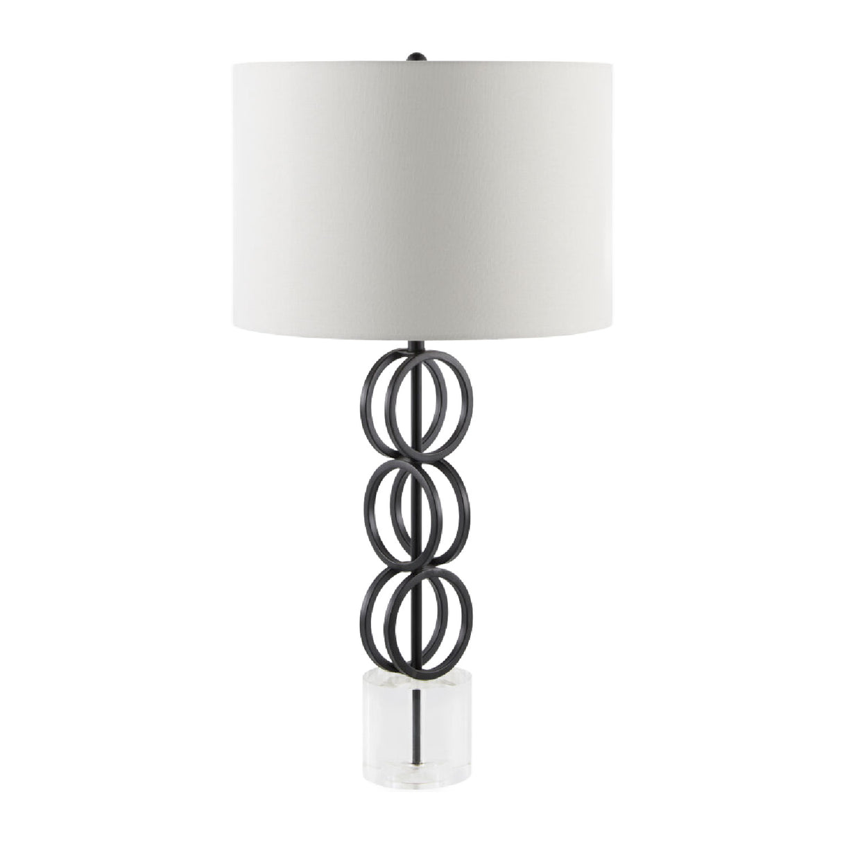 Modern European furniture - Metal Rings Accent Table Lamp - www.oroa.com | Oroa.com