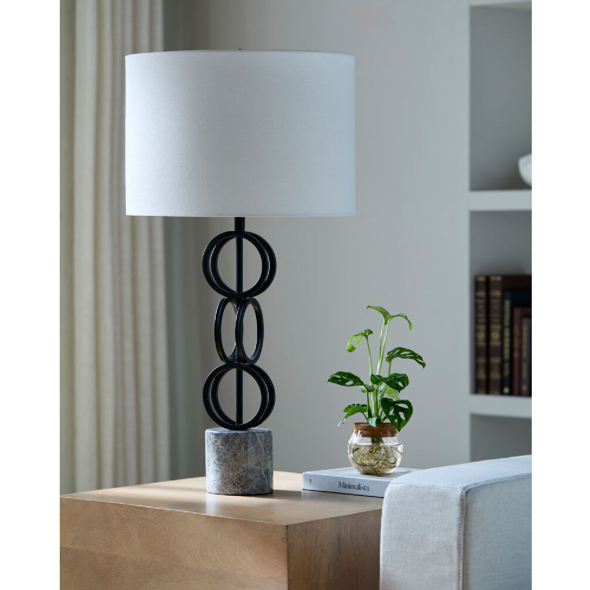 Modern European furniture - Gold Rings Accent Table Lamp - www.oroa.com | Oroa.com