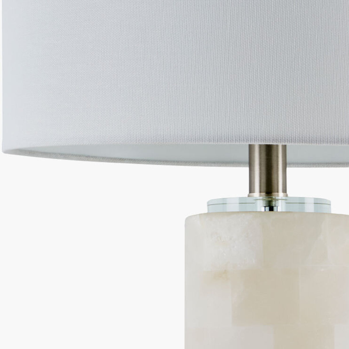 Modern European furniture - Burnished Cream Stone Table Lamp - www.oroa.com | Oroa.com