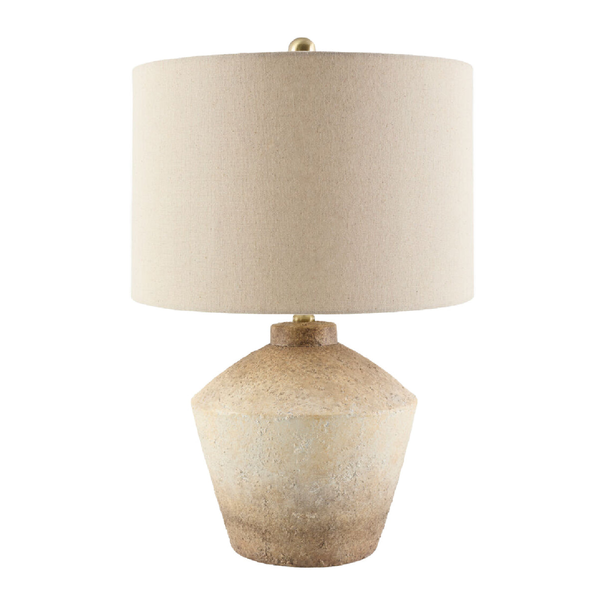 Modern European furniture - Ceramic Cream Linen Table Lamp - www.oroa.com | Oroa.com