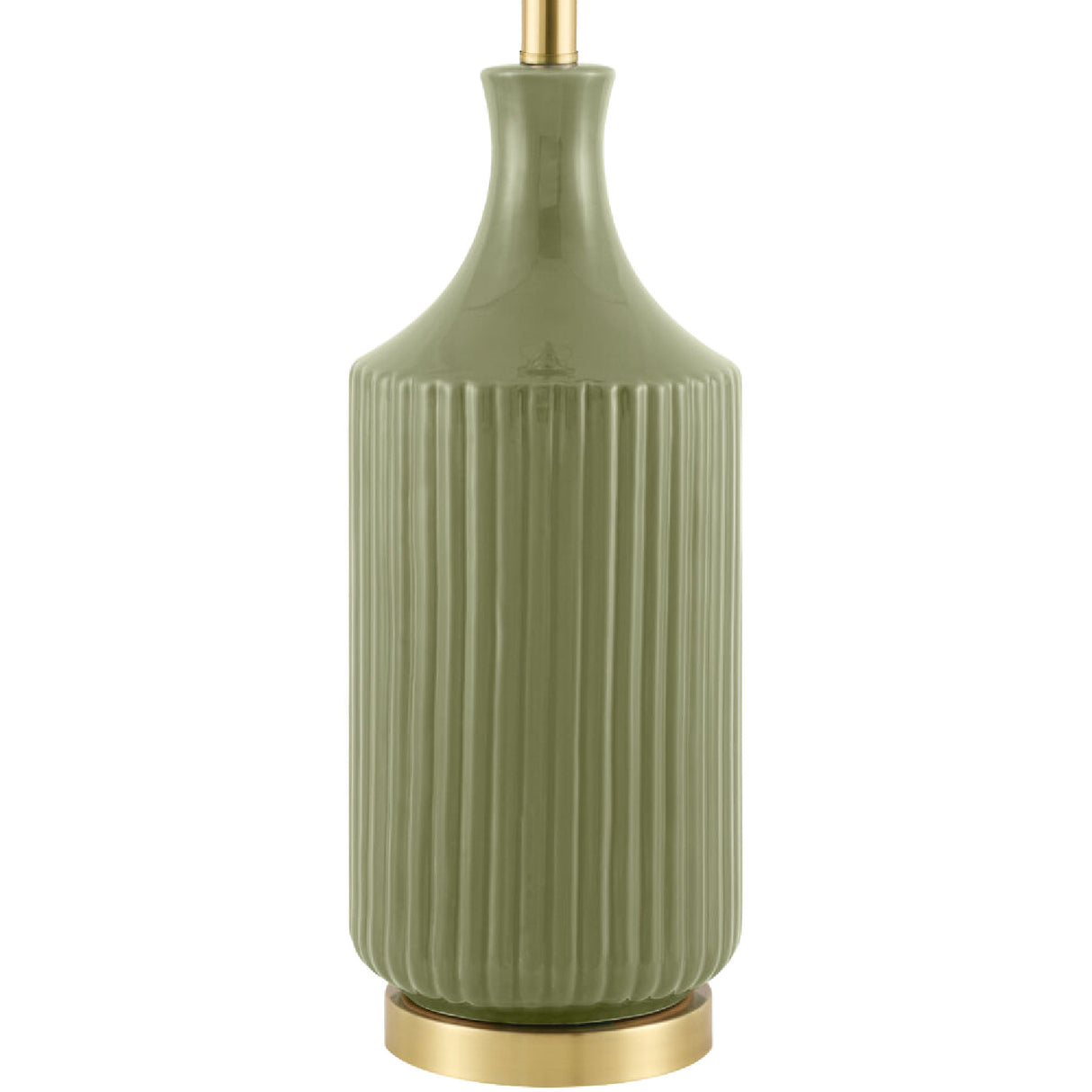 Modern European furniture - Fluted Glazed Ceramic Table Lamp - www.oroa.com | Oroa.com