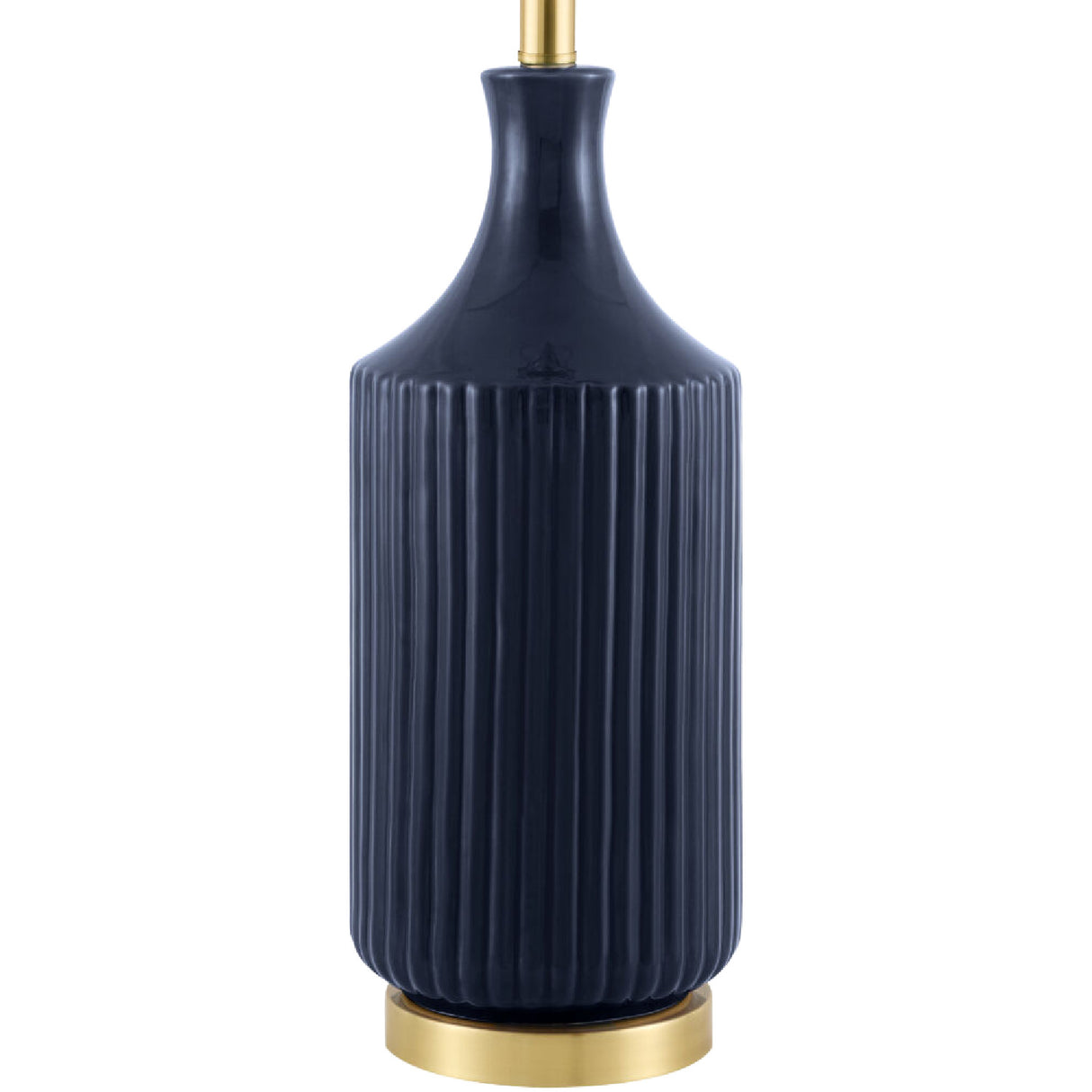 Modern European furniture - Fluted Glazed Ceramic Table Lamp - www.oroa.com | Oroa.com