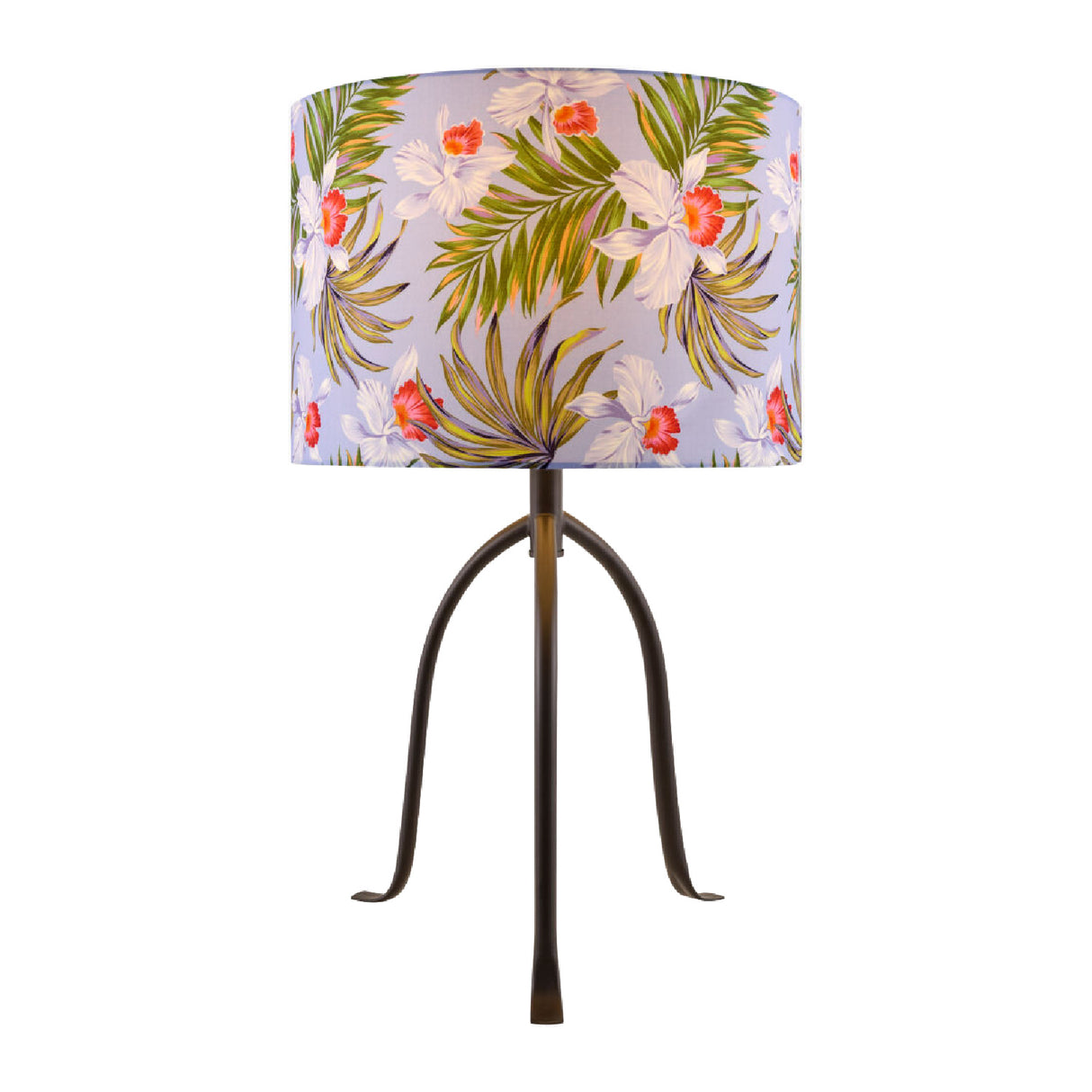 Modern European furniture - Floral Print Linen Table Lamp S - www.oroa.com | Oroa.com