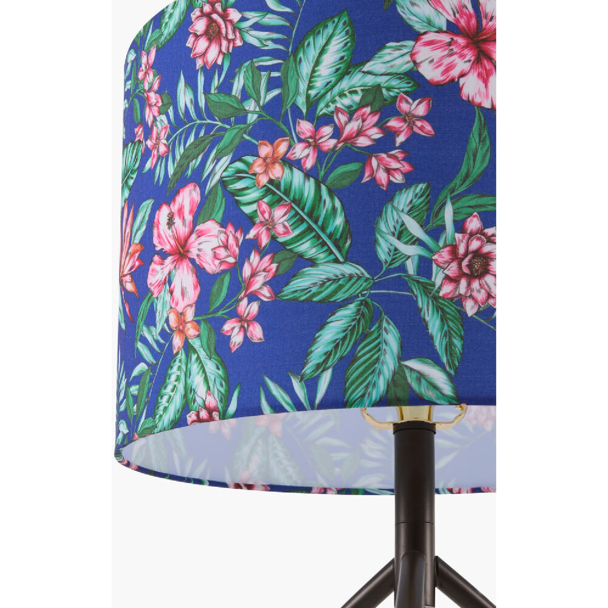 Modern European furniture - Floral Print Linen Table Lamp S - www.oroa.com | Oroa.com