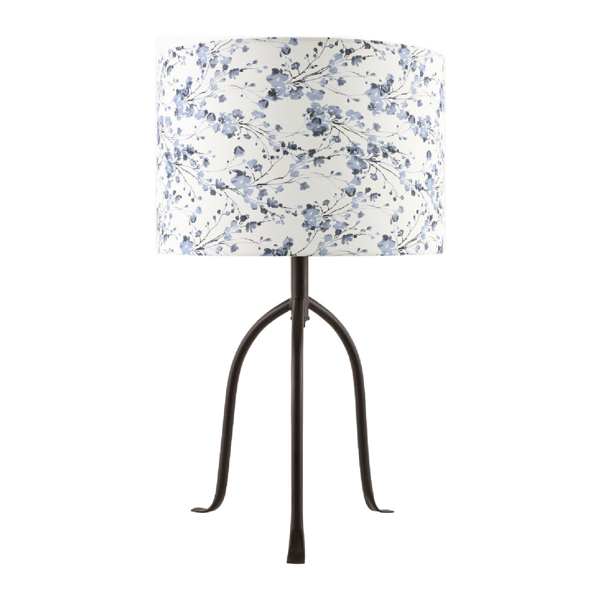 Modern European furniture - Floral Print Linen Table Lamp S - www.oroa.com | Oroa.com