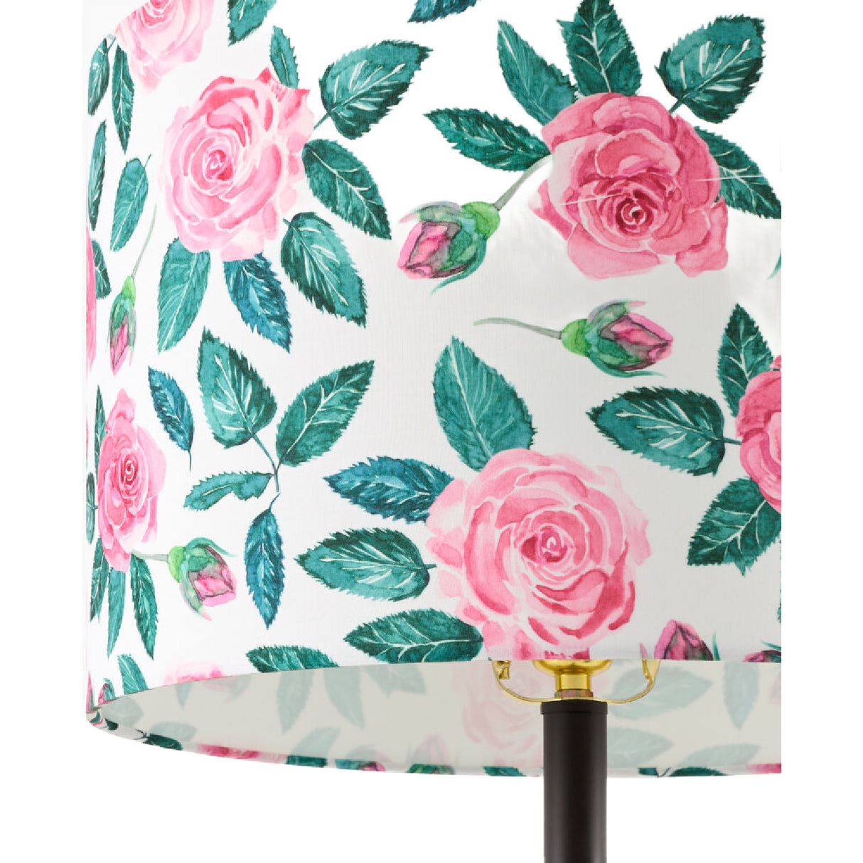 Modern European furniture - Floral Print Linen Table Lamp S - www.oroa.com | Oroa.com